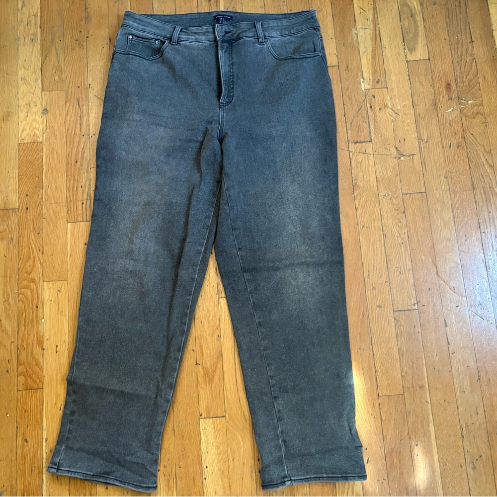 Universal Standard Gray Straight Leg Jeans